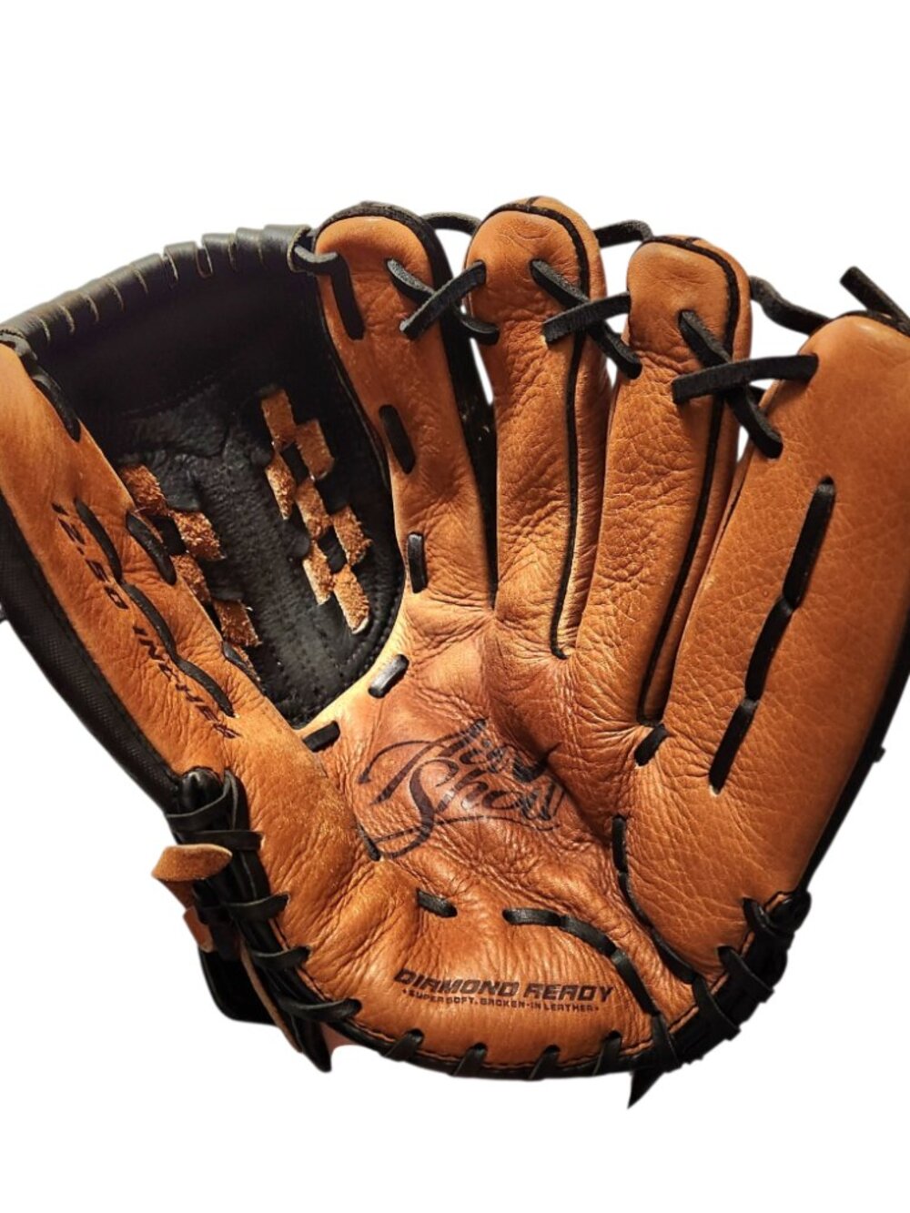 Nike Air Show Baseball Glove 12.5" Right Hand Thrower Brown Black Diamond Ready